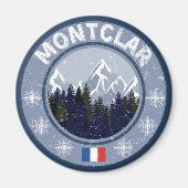 Montclar Ski Station Magneet (Voorkant)