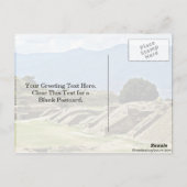 Monte Alban Complex Briefkaart (Achterkant)