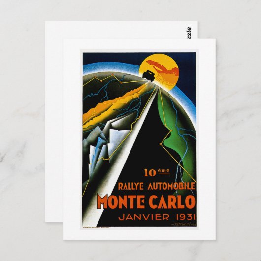 Monte Carlo 1931 Briefkaart (Voorkant / Achterkant)