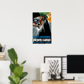 Monte Carlo Auto Rally ~ Automobile Ad Poster (Thuiskantoor)