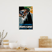 Monte Carlo Auto Rally ~  Automobile Ad Poster (Keuken)