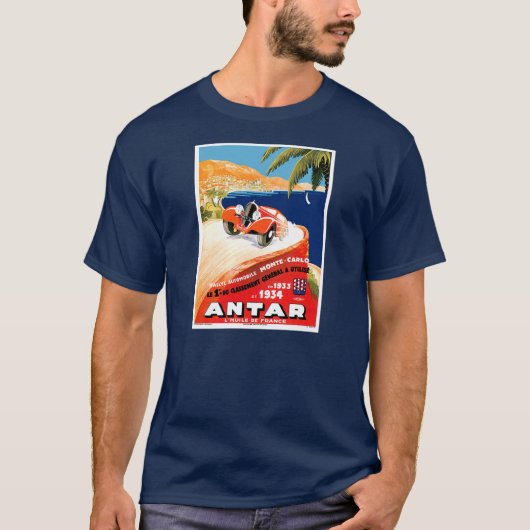 Monte Carlo Automobile Rally T-shirt (Voorkant)