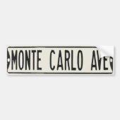 Monte Carlo Avenue Bumpersticker (Voorkant)