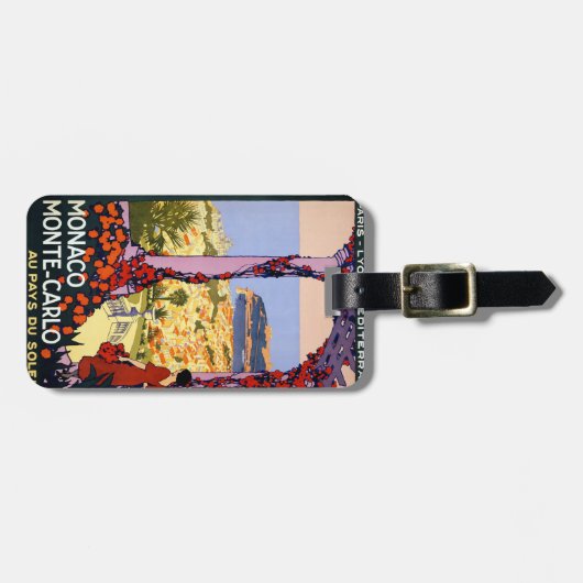 Monte Carlo Bagagelabel (Voorkant horizontaal)