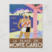 Monte Carlo Beach Briefkaart (Voorkant)