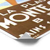 Monte Carlo Beach Poster (Hoek)