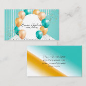 Monte Carlo Blue Event Planning Visitekaartje (Voorkant / Achterkant)