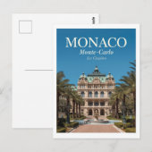 Monte Carlo Casino Monaco Briefkaart (Voorkant / Achterkant)