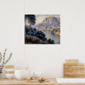 Monte Carlo gezien vanaf Roquebrune Poster (Keuken)