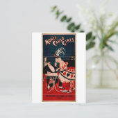 Monte Carlo Girls Briefkaart (Staand voorkant)