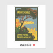 Monte-Carlo Grand Hotel Prince de Galles Sticker (Vel)