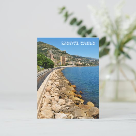 Monte Carlo in Monaco Briefkaart (Staand voorkant)