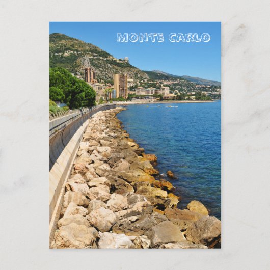 Monte Carlo in Monaco Briefkaart (Voorkant)