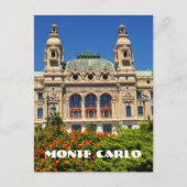 Monte Carlo in Monaco Briefkaart (Voorkant)