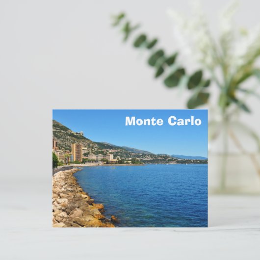 Monte Carlo in Monaco Briefkaart (Staand voorkant)