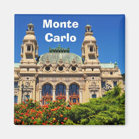 Monte Carlo in Monaco Magneet (Voorkant)