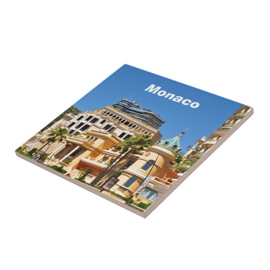 Monte Carlo in Monaco Tegeltje (Zijkant)