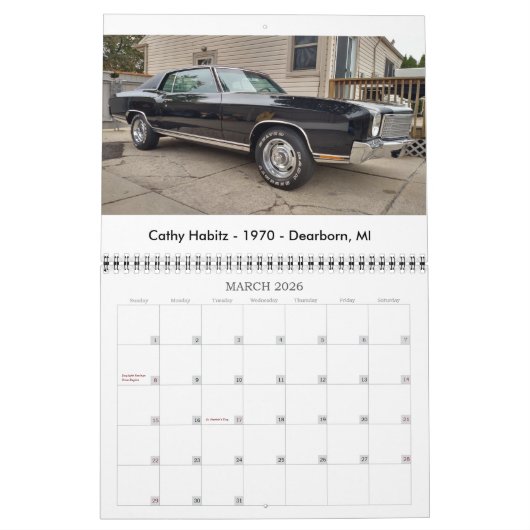 Monte Carlo Lovers Alliance FB Group 2016 Calendar Kalender (Mar 2026)