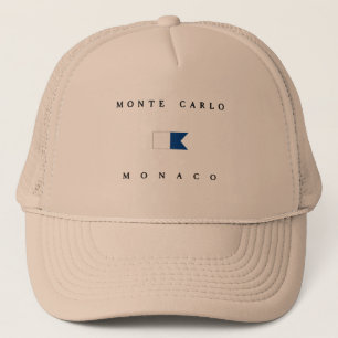 Monte Carlo Monaco Alpha Dive Flag Trucker Pet