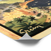 MONTE CARLO MONACO  Art Deco Travel Poster (Hoek)