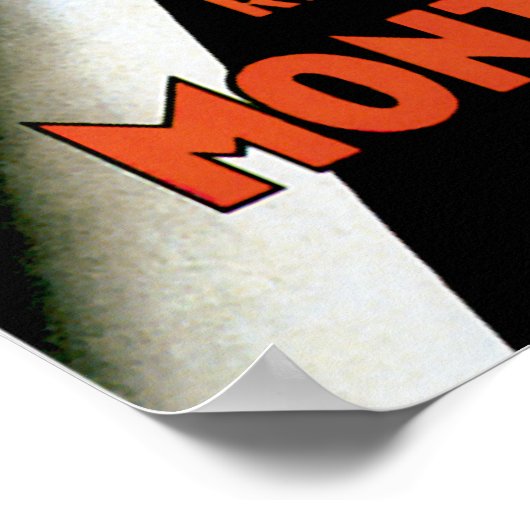 Monte Carlo Monaco  Auto Race Ad Poster (Hoek)