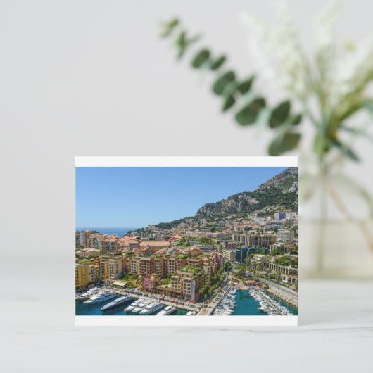 Monte Carlo Monaco Briefkaart (Staand voorkant)
