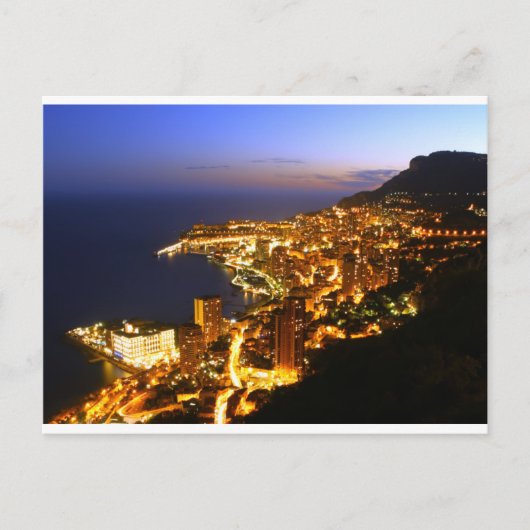 Monte Carlo, Monaco Briefkaart (Voorkant)