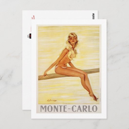  Monte Carlo, Monaco - Briefkaart (Voorkant / Achterkant)