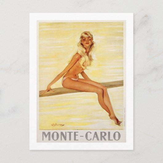 Monte Carlo, Monaco - Briefkaart (Voorkant)