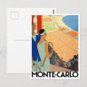 Monte carlo Monaco France vintage Briefkaart (Voorkant / Achterkant)