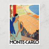 Monte carlo Monaco France vintage Briefkaart (Voorkant)