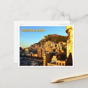 Monte Carlo - Monaco - Panorama - Briefkaart