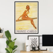 Monte-Carlo, Monaco - Poster (Thuiskantoor)