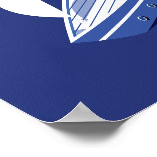 Monte carlo Monaco: reisposter voor de franse rivi Poster (Hoek)