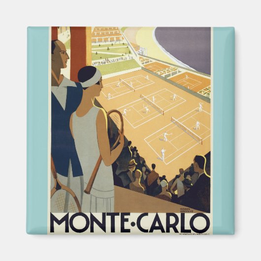  Monte Carlo Monaco Reizen Magneet (Voorkant)