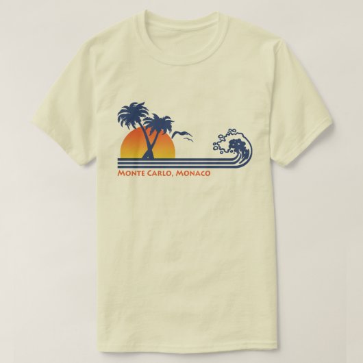 Monte Carlo Monaco T-shirt (Design voorkant)