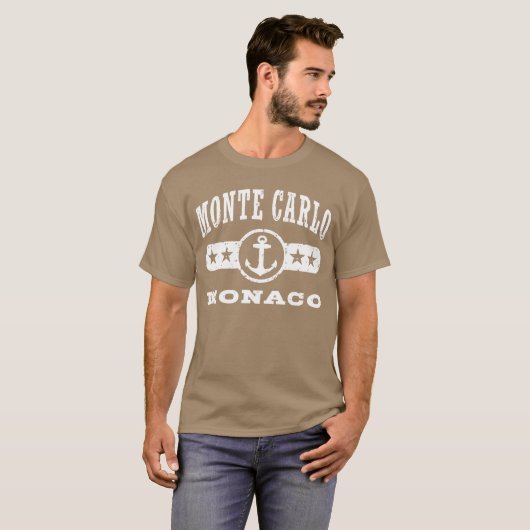 Monte Carlo Monaco T-Shirt (Voorkant volledig)