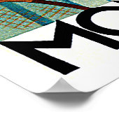 Monte Carlo Monaco Tennis Travel Art Poster (Hoek)