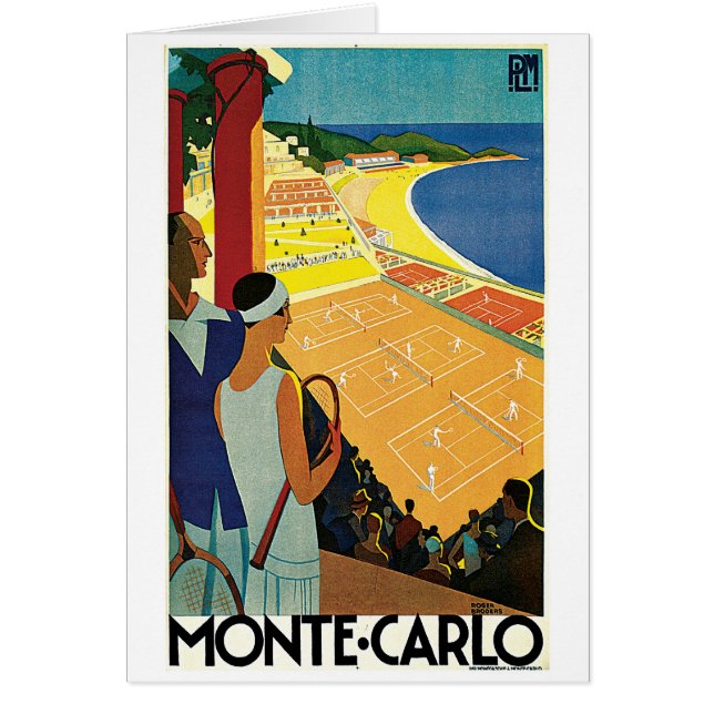 Monte Carlo Monaco Vintage Travel (Voorkant)