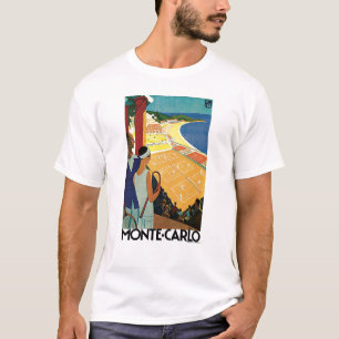 Monte Carlo Monaco Vintage Travel T-shirt