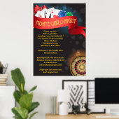 Monte Carlo Poster 26 x 36 (Thuiskantoor)