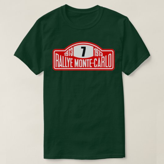 Monte Carlo Rally T-shirt (Design voorkant)