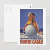 Monte Carlo Twee Vrouwen In Zwempakken Briefkaart (Voorkant / Achterkant)
