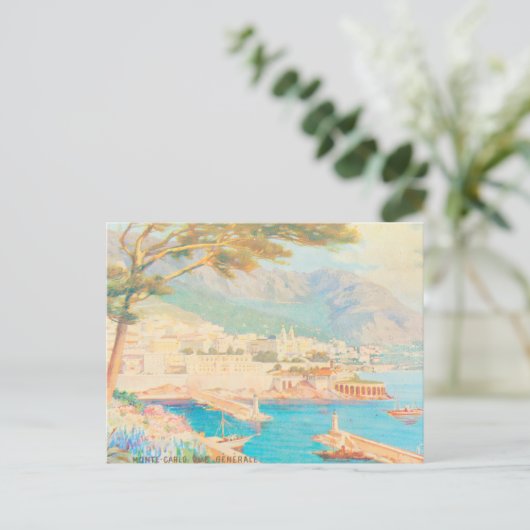 Monte Carlo Uitzicht Briefkaart (Staand voorkant)