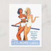 Monte Carlo, vrouwen in een badpak, , reizen Briefkaart (Voorkant)