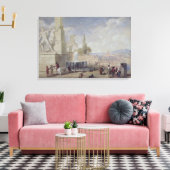 Monte Cavallo, Rome Canvas Afdruk (Insitu (Woonkamer))