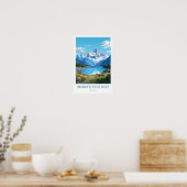 Monte Fitz Roy Argentina Reisprint Poster (Keuken)