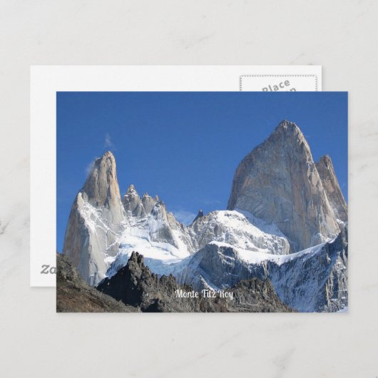 Monte Fitz Roy (Mount Fitz) Briefkaart (Voorkant / Achterkant)