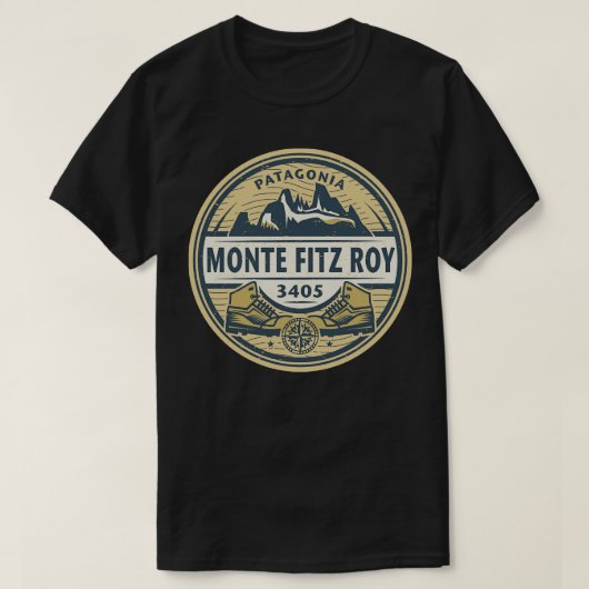 Monte Fitz Roy Patagonia 1 T-shirt (Design voorkant)