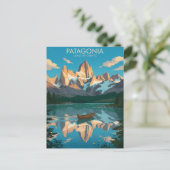 Monte Fitz Roy Patagonia Feestdagenkaart (Staand voorkant)